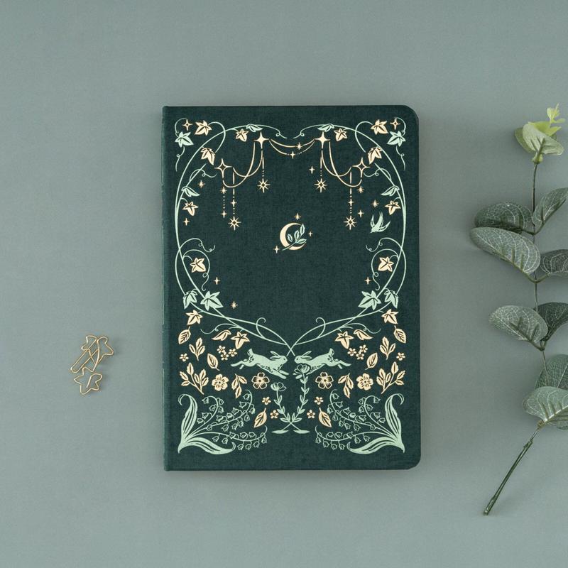 Tsuki Luminous Garden Limited Edition Kraft Paper Bullet Journal in A5