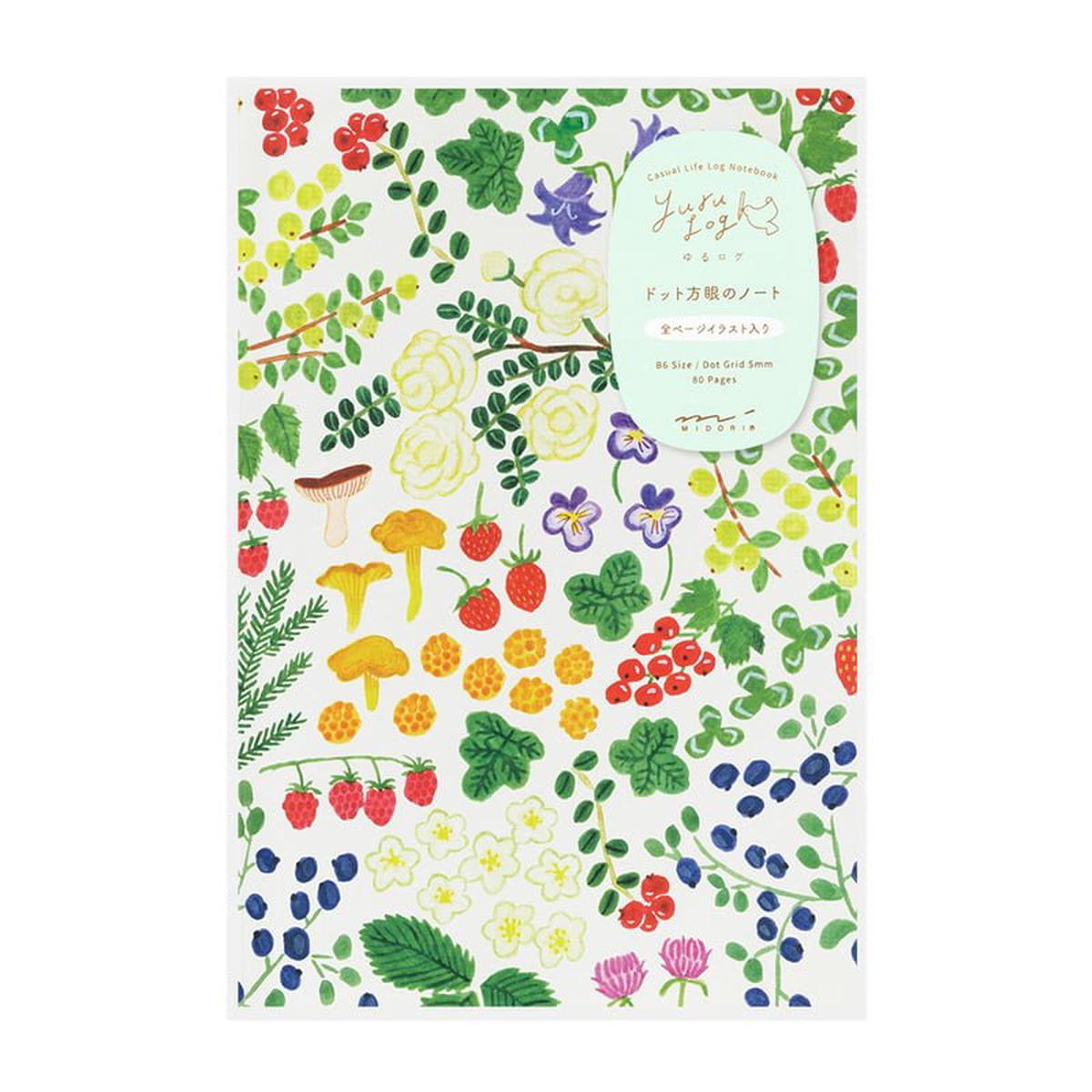 Yuru Log Notebook B6 Dotted - Scandinavia