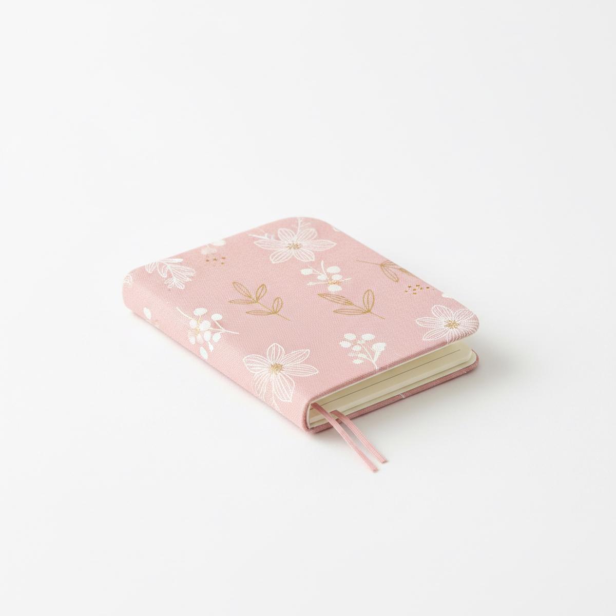 A6 Portable Notebook - Pink Floral