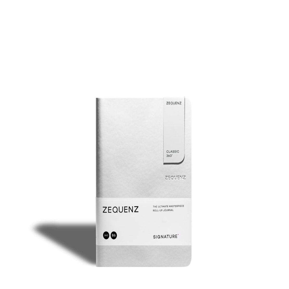 Zequenz - Lined Notebook - Signature Lite - B6 - White