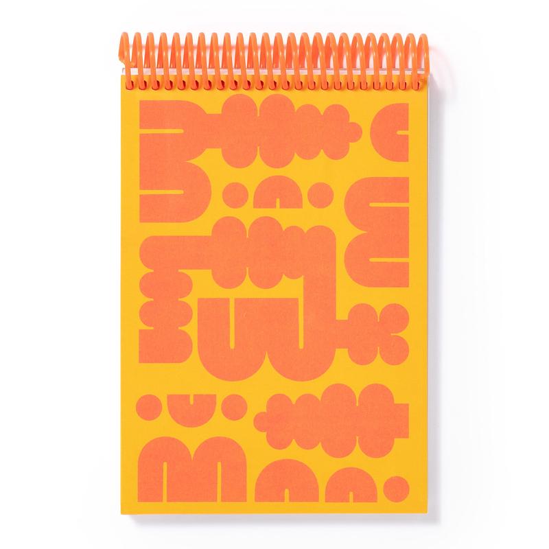 Bump Spiral Notebook - Citrine