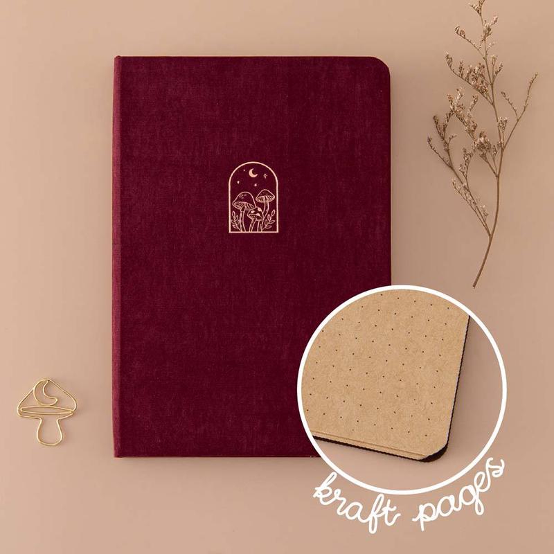 Tsuki Kinoko Kraft Paper Bullet Journal