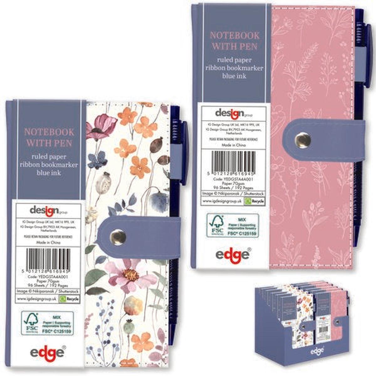 WILD BLOOM SLIM NOTEBOOK & PEN 2