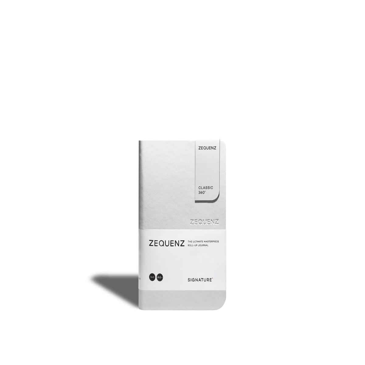 Zequenz - Grid notebook - Signature Classic A6- White
