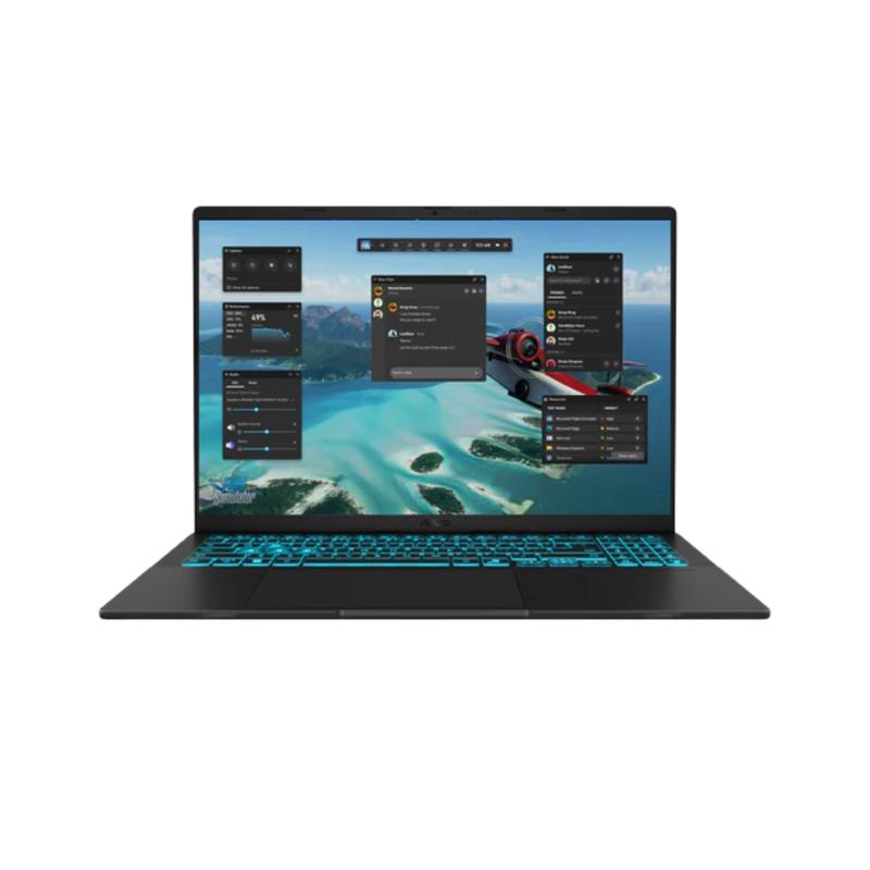 Asus Gaming V16 V3607Vm-Rp045W Laptop (Matte Black) 16 144Hz Wuxga (1920 ) Core 7 240H 16Gb Ram 512Gb Ssd Rtx 5060 Windows 11 Home Asus Backpack P307 Tuf Gaming M4 Air Mouse