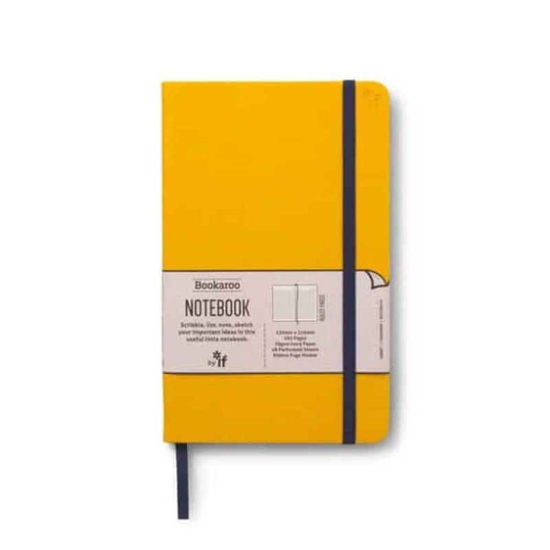 BOOKAROO NOTEBOOK A5 JOURNAL MUSTARD