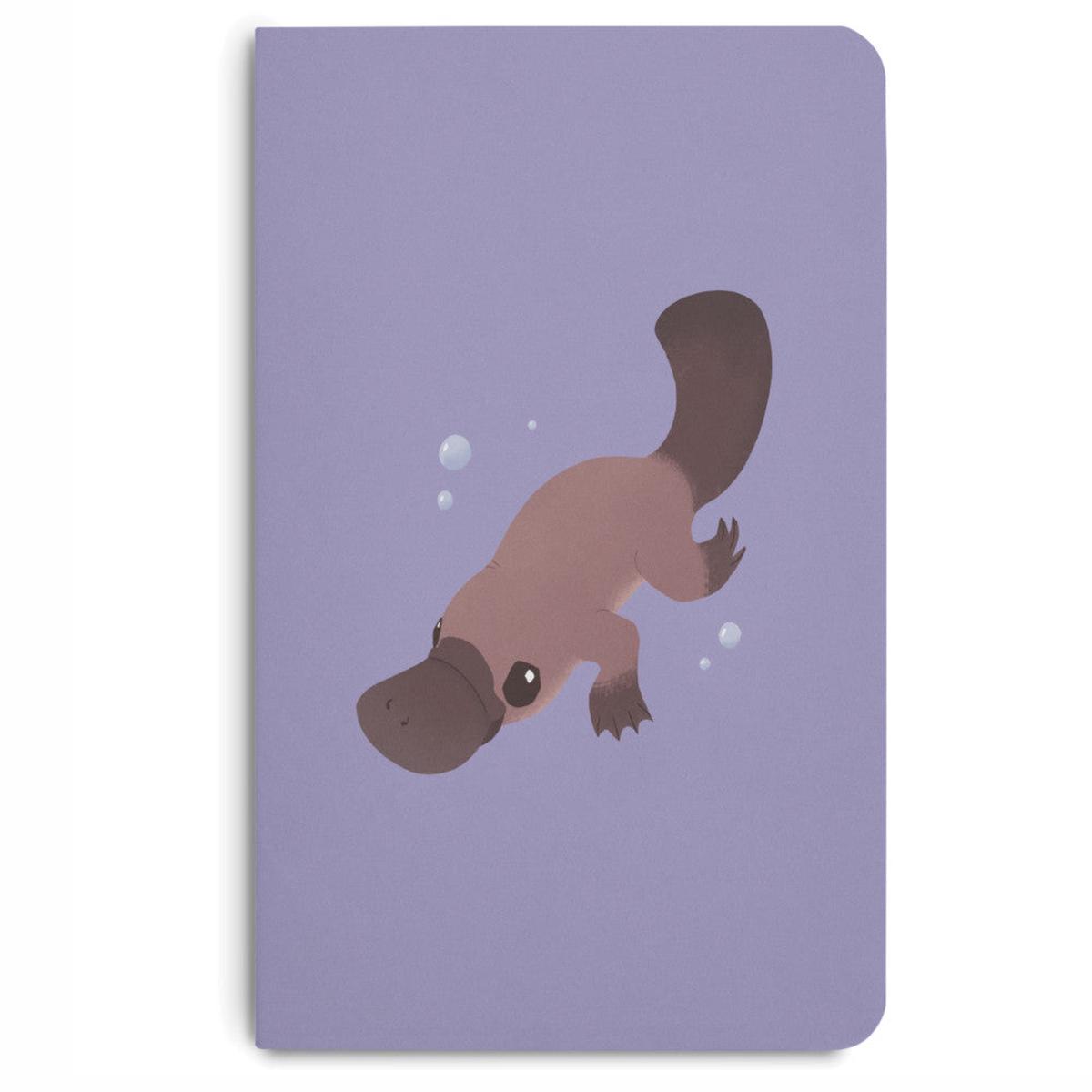 *Clearance* MEMMO Bush Buddies A6 Notebook - Peter Platypus, Lined