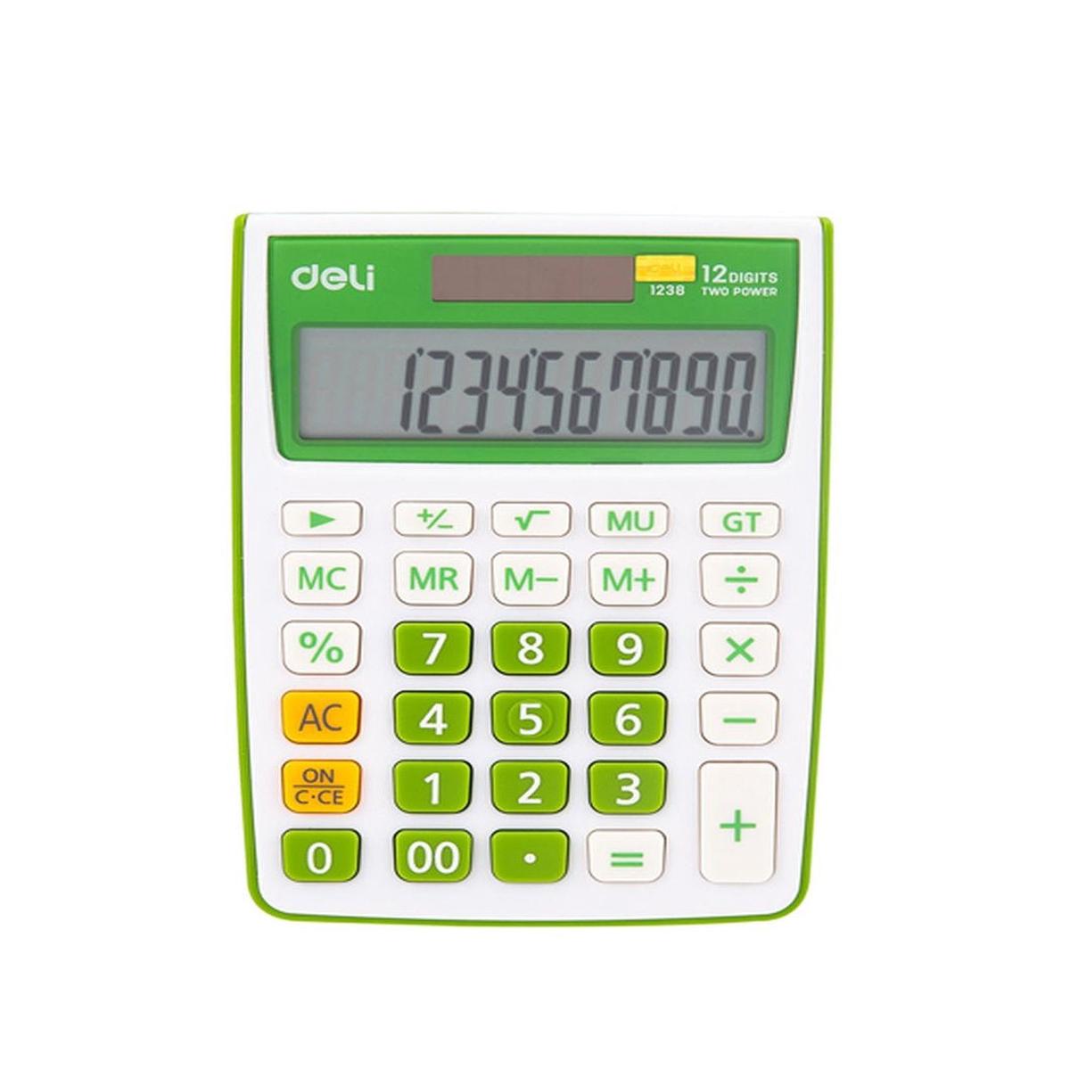 12 Digit Desktop Calculator - Deli