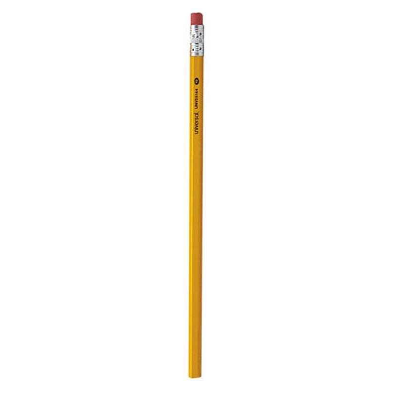 #2 Woodcase Pencil, HB (#2), Black Lead, Yellow Barrel, 144/Box-(UNV55144)