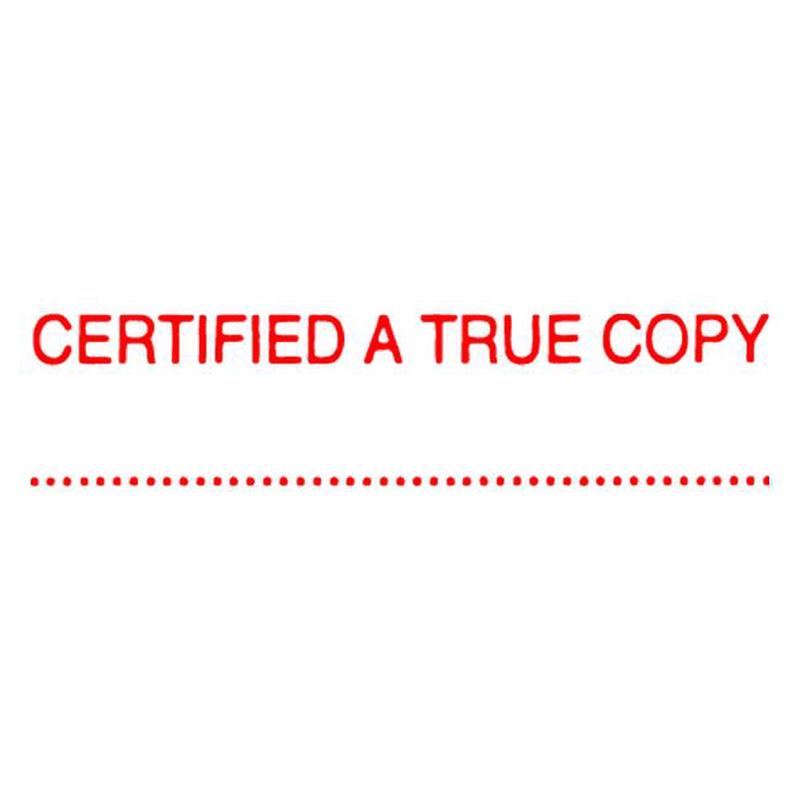 Xstamper cx-bn 1541 certified a true copy red