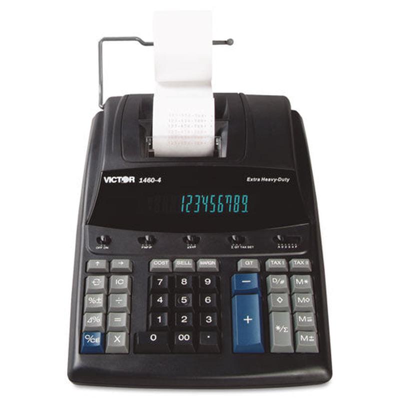 1460-4 Extra Heavy-Duty Printing Calculator, Black/Red Print, 4.6 Lines/Sec-(VCT14604)