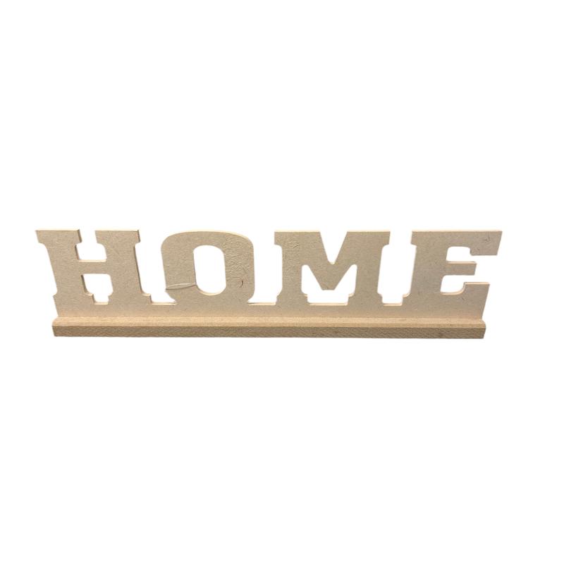 WOOD WORDS WITH BASE-HOME
