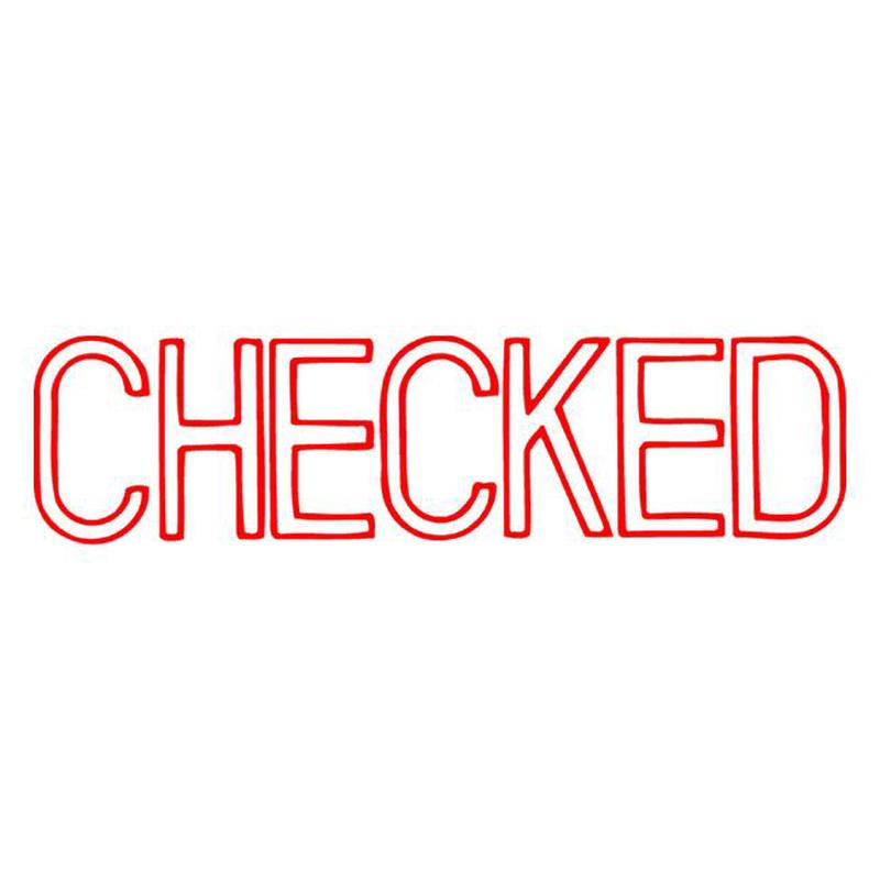 Xstamper cx-bn 1038 checked red