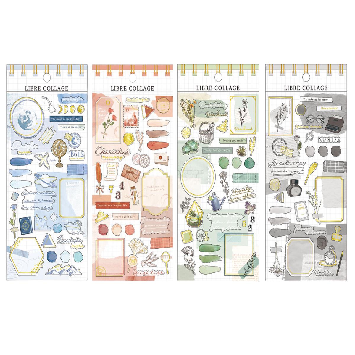 MIND WAVE Collage Gold Foil Stickers