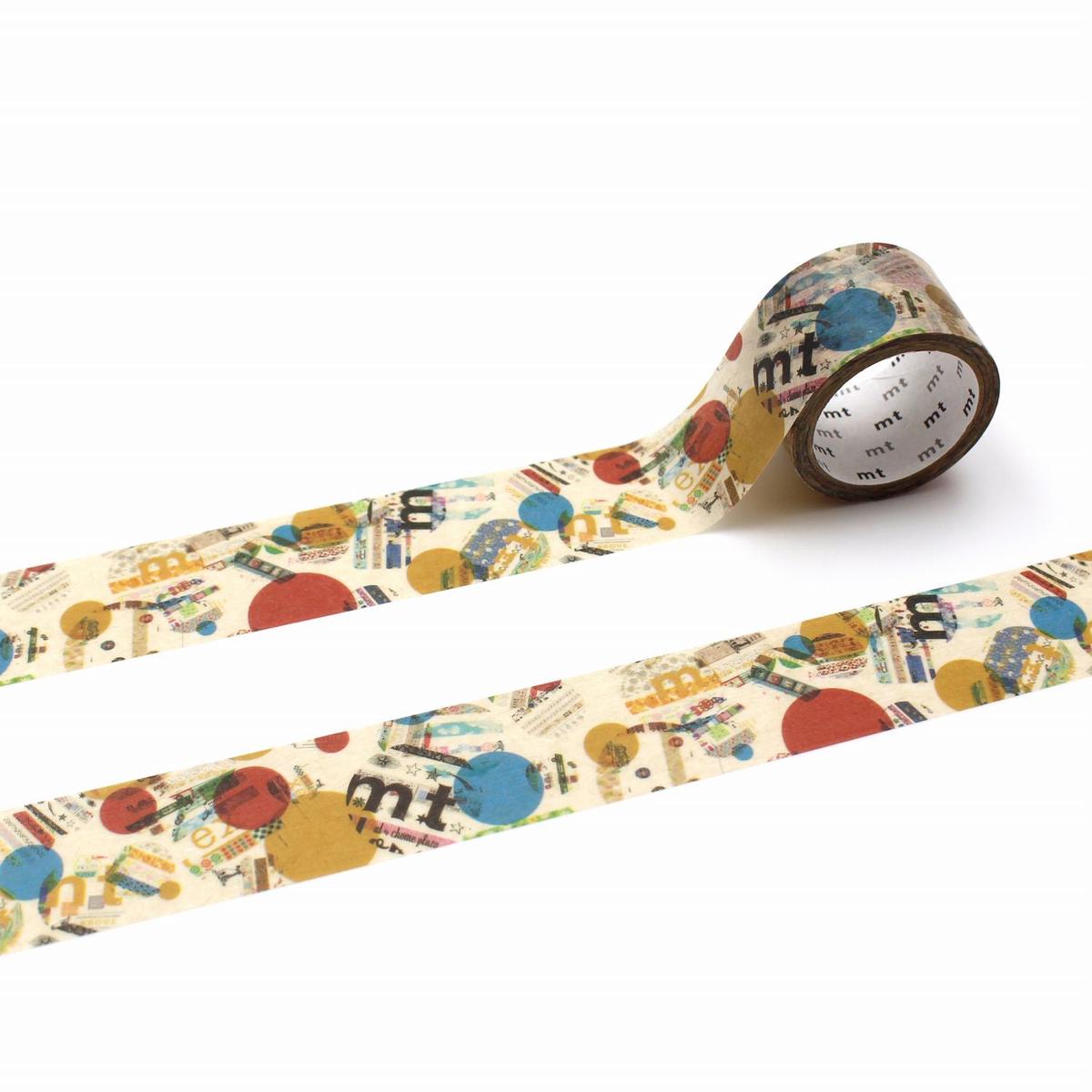 MT Upcyle Washi Tape - Mt Upcycle Poster Collage Dot
