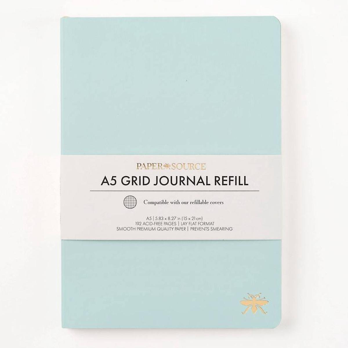 Paper Source A5 Journal Pages - Gridded