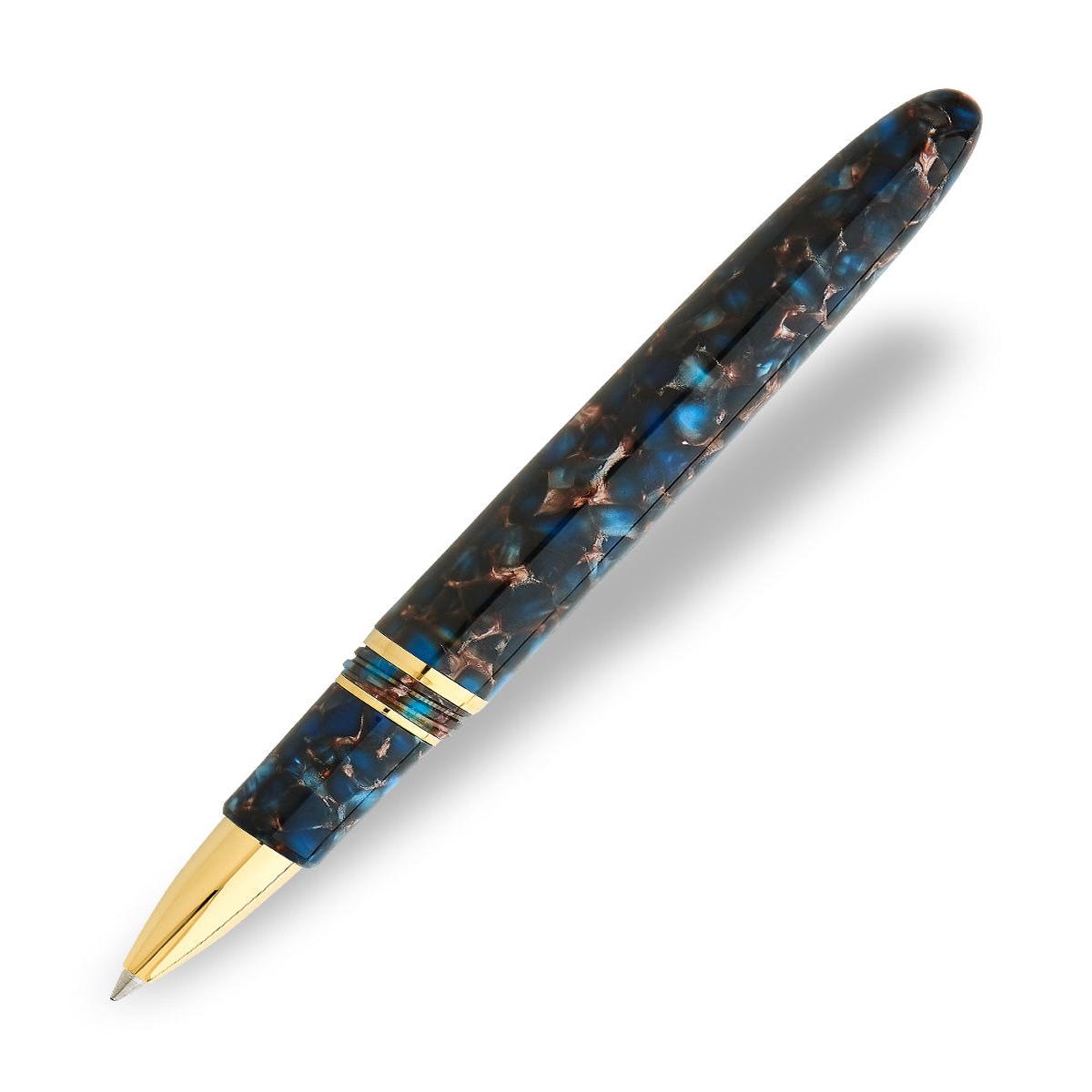 Esterbrook Estie Rollerball Pen - Nouveau Bleu with Gold Trim