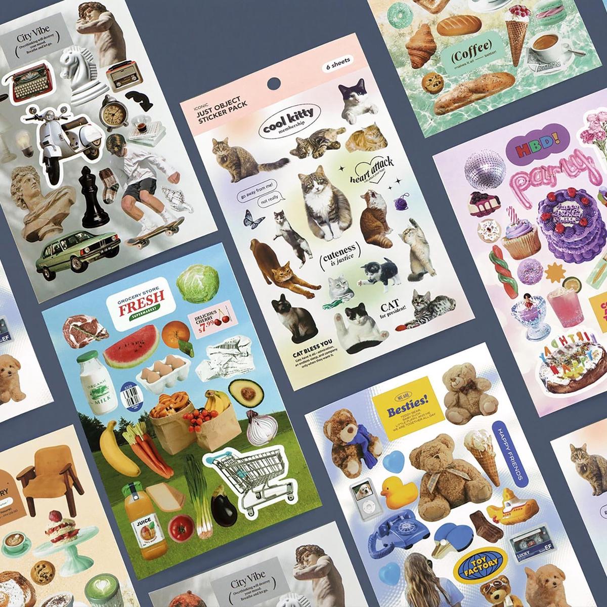 Iconic Just Object Sticker Pack