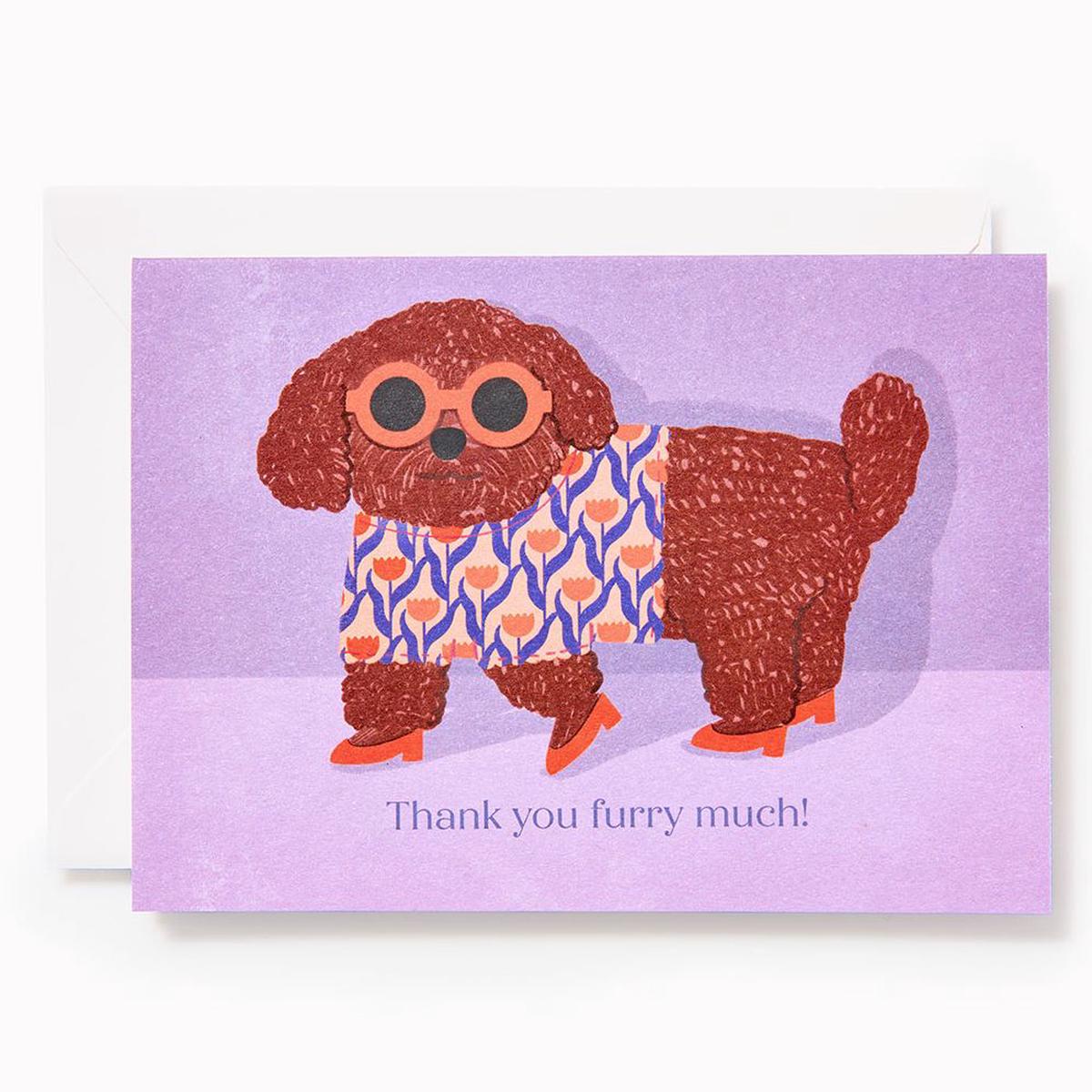 Thank you Furry Much Card