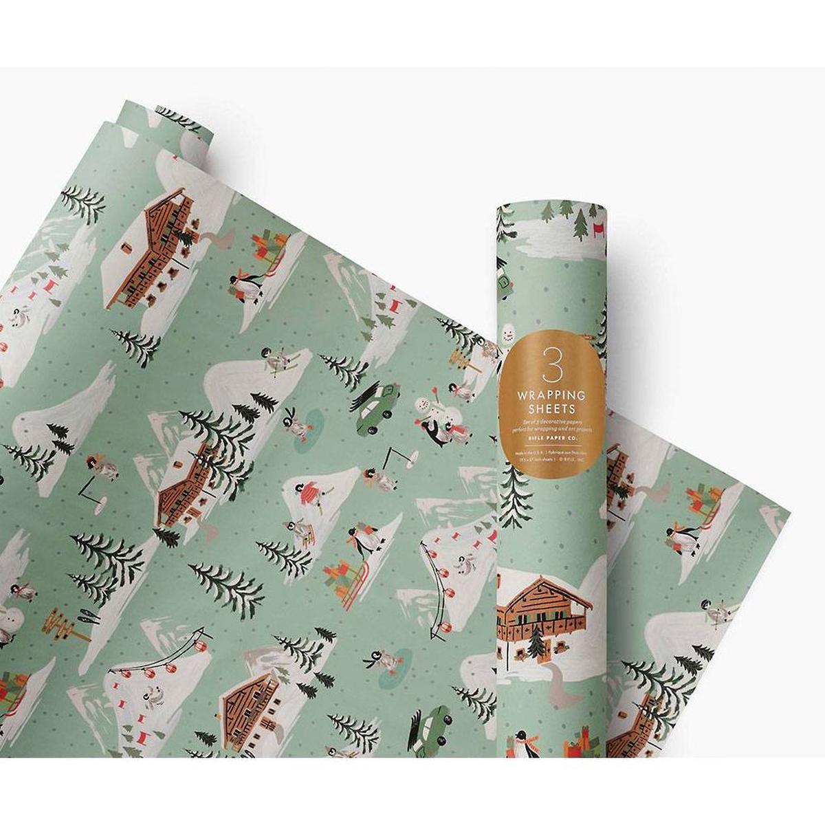 Rifle Penguin Village Wrapping Sheets