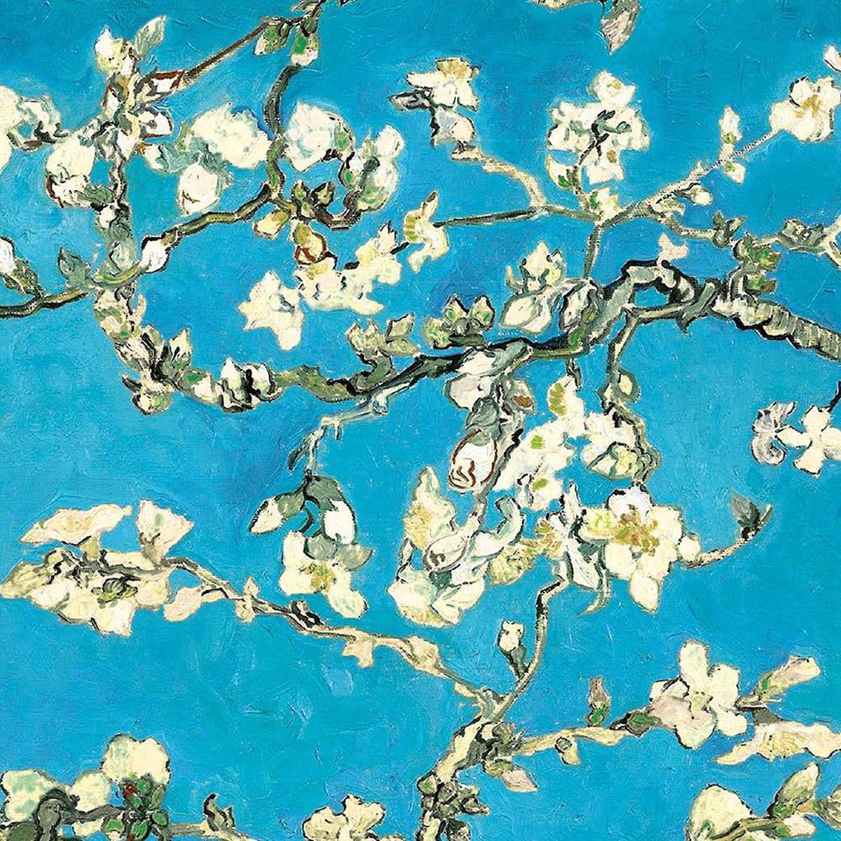 Van Gogh Almond Blossom Flat Wrap