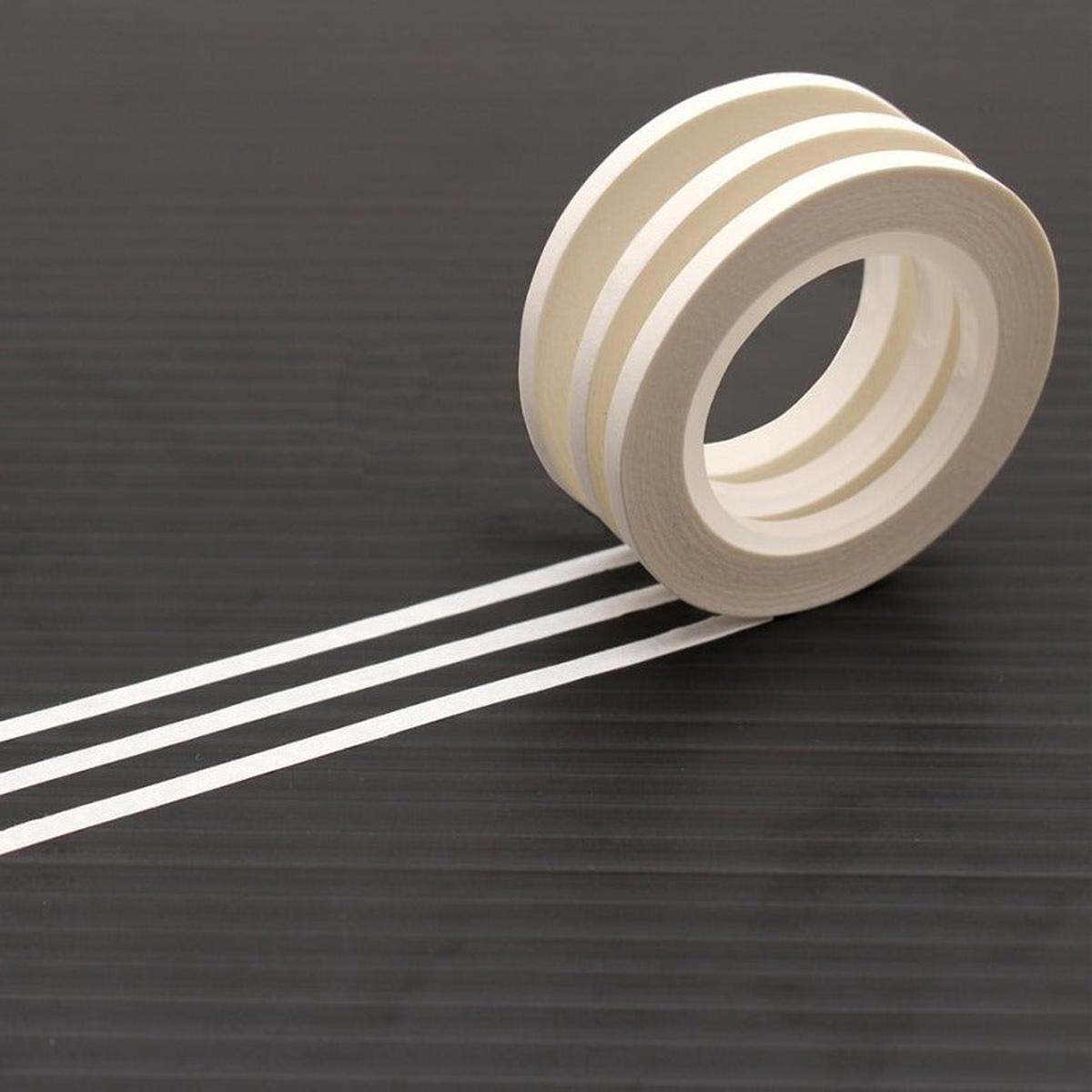 MT Slim 3mm Washi Tape Set Matte White