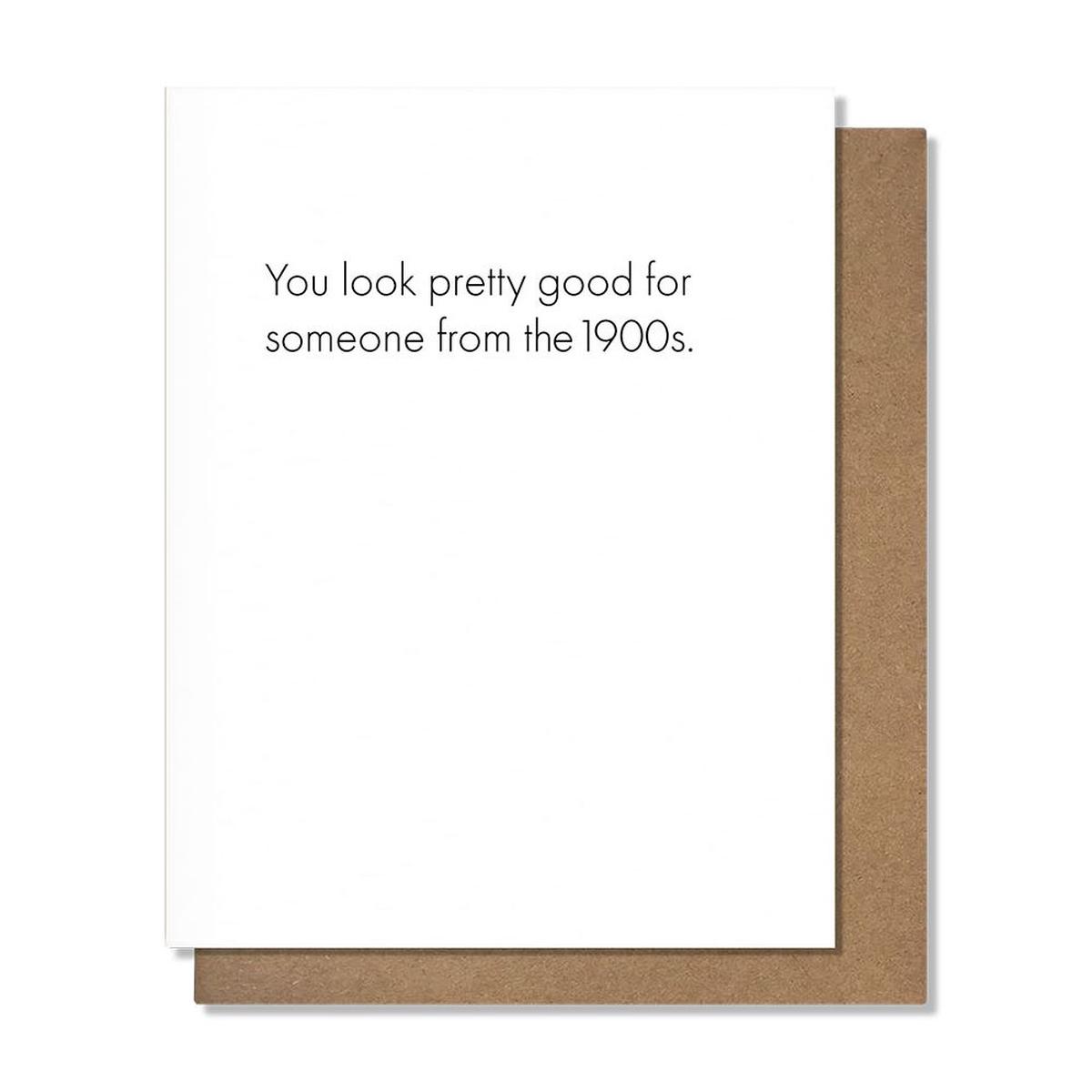 1900's Birthday Greeting Card