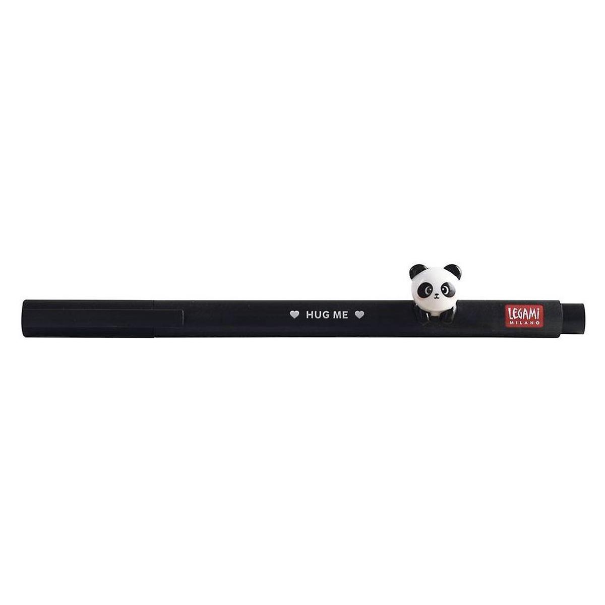 Legami Gel Pen With Animal Decoration - Lovely Friends - Panda