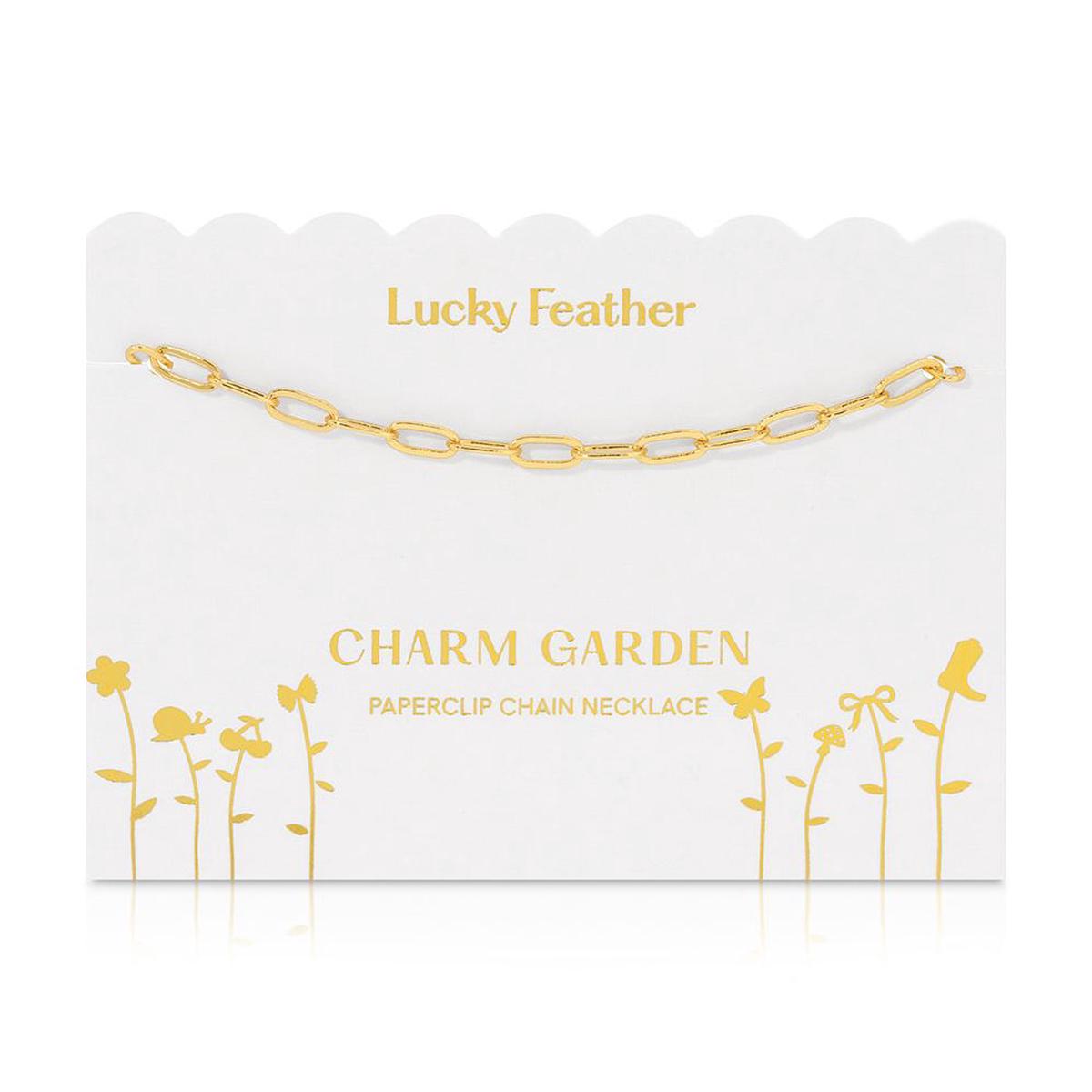 Charm Garden - PaperClip Chain- Gold