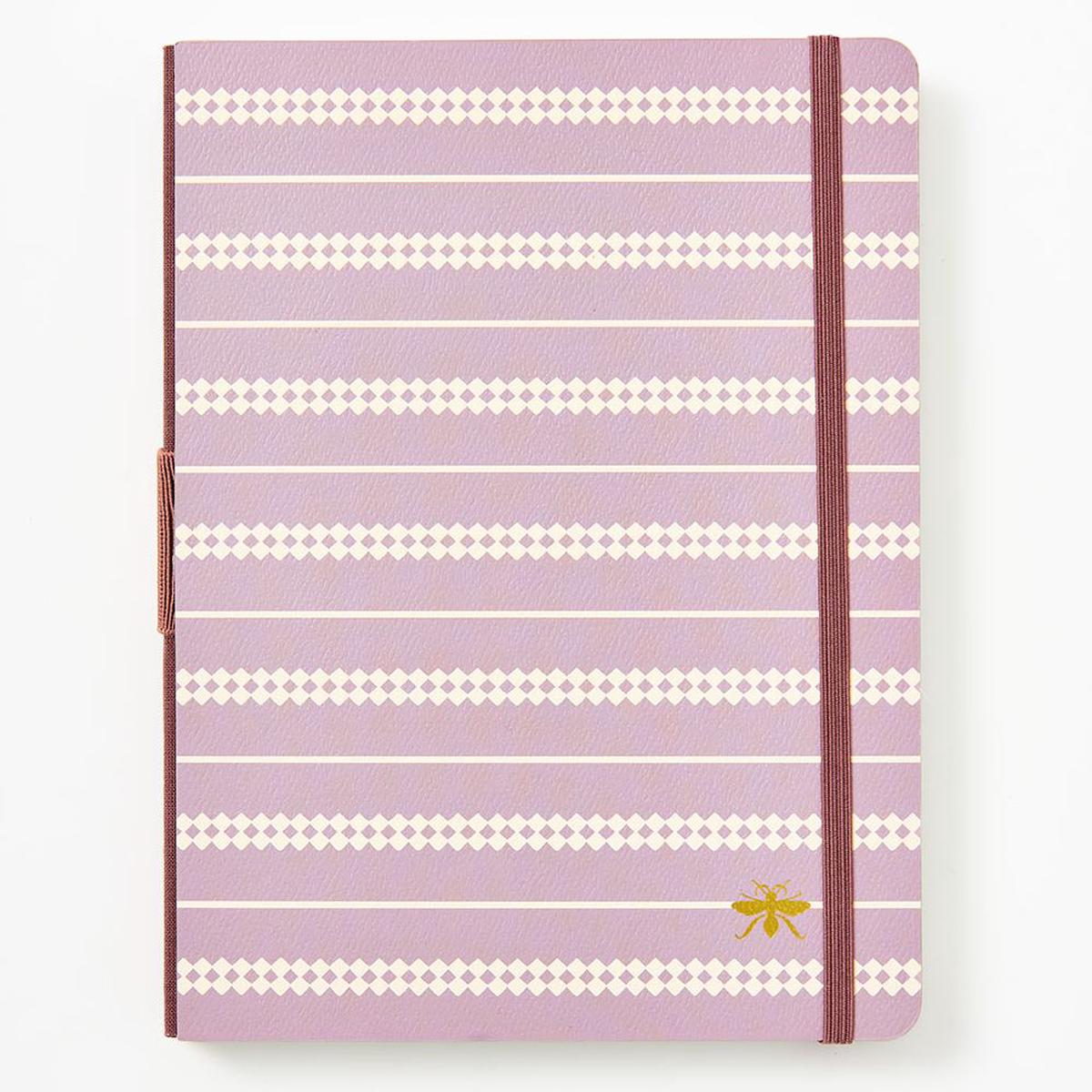 Wisteria Dots Paper Wasp LG Lined Journal
