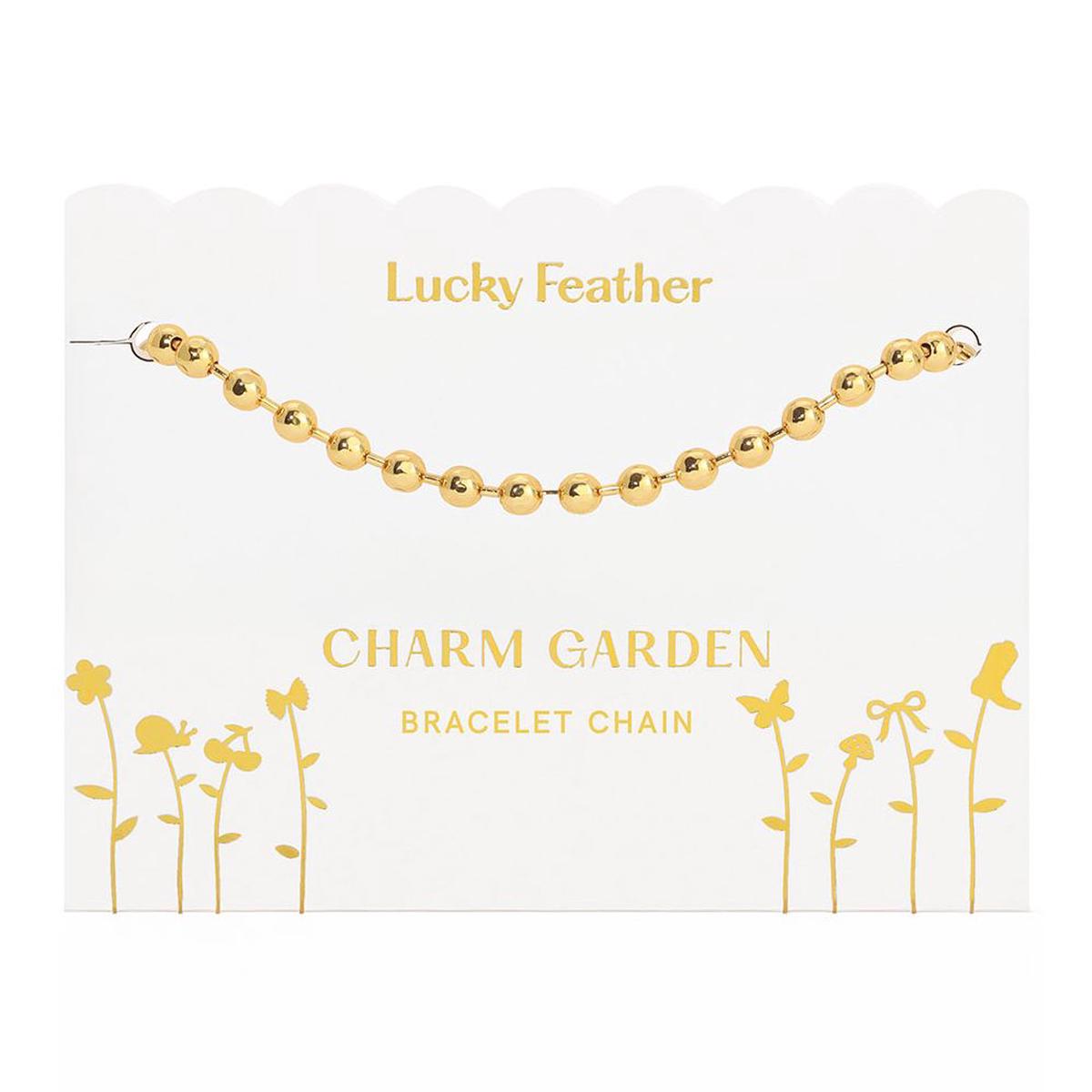 Charm Garden - Bracelet Chain- Gold