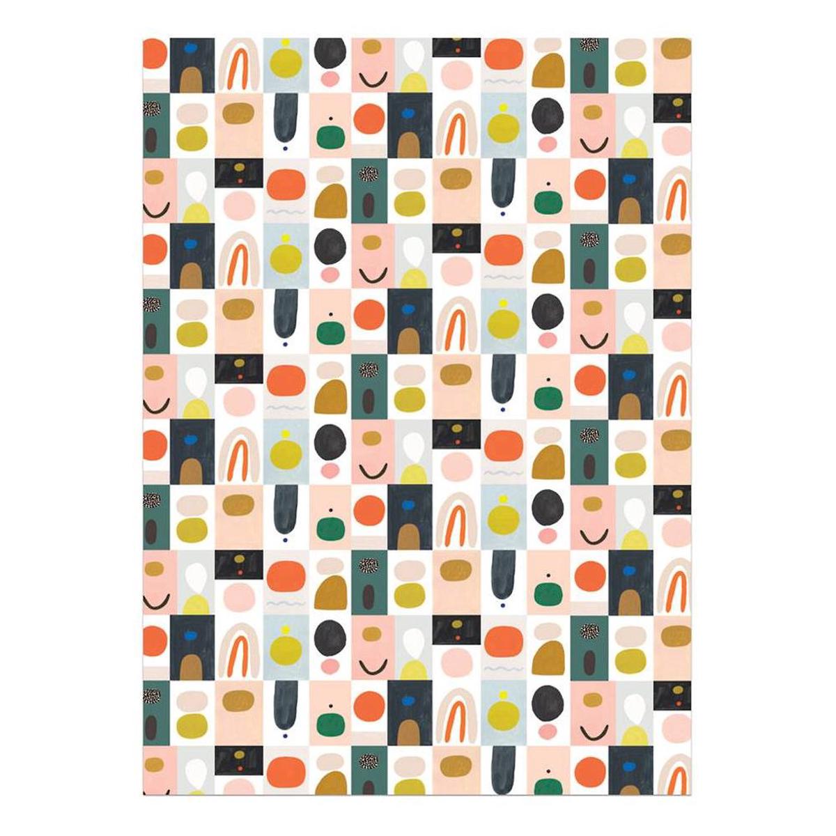Color Block Flat Wrap