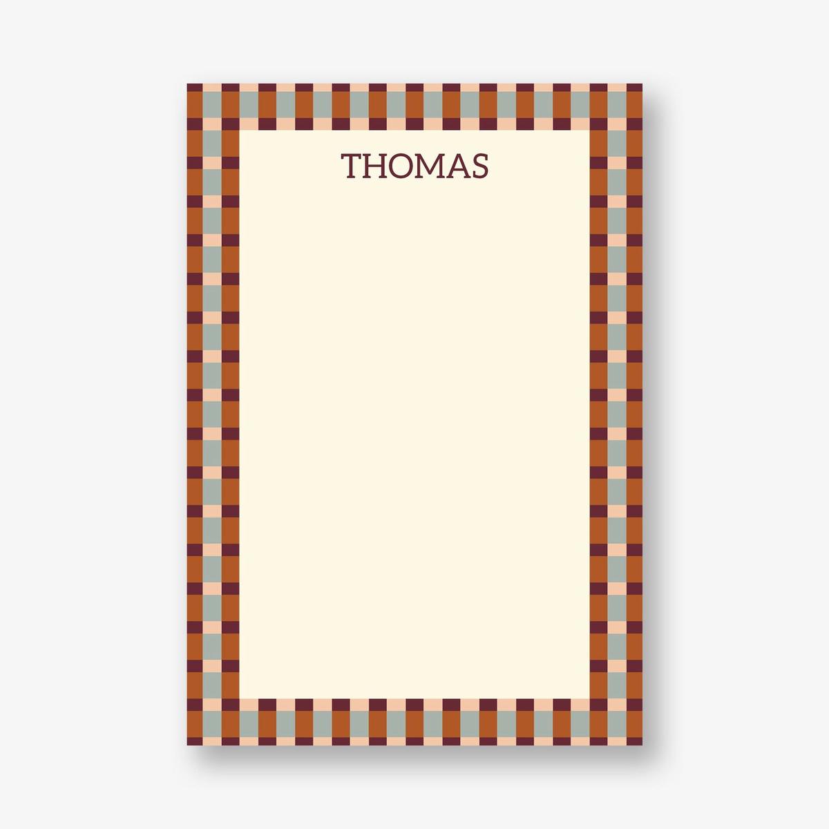 Dad Plaid Notepad Set