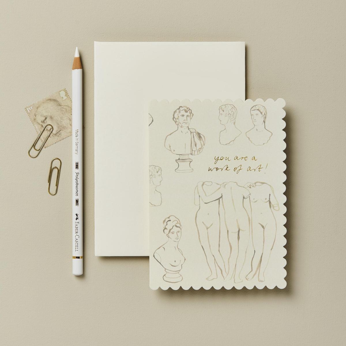 Wanderlust Work of Art Greeting Card