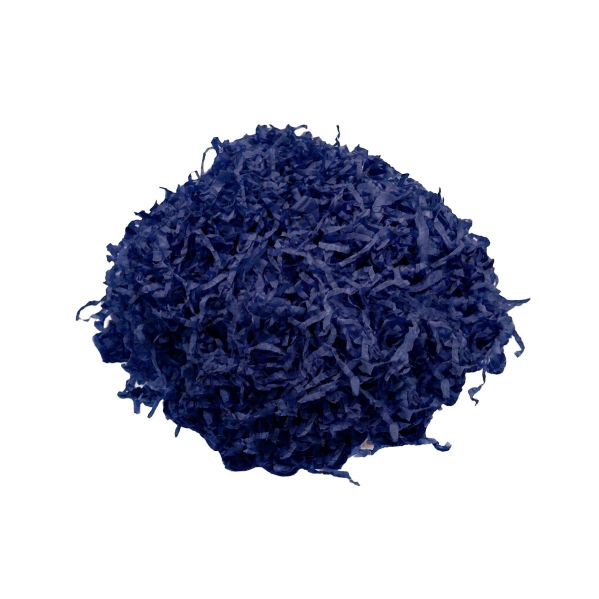 10 Boxes of Navy Blue Tissue Shred 1kg - Total 10kg