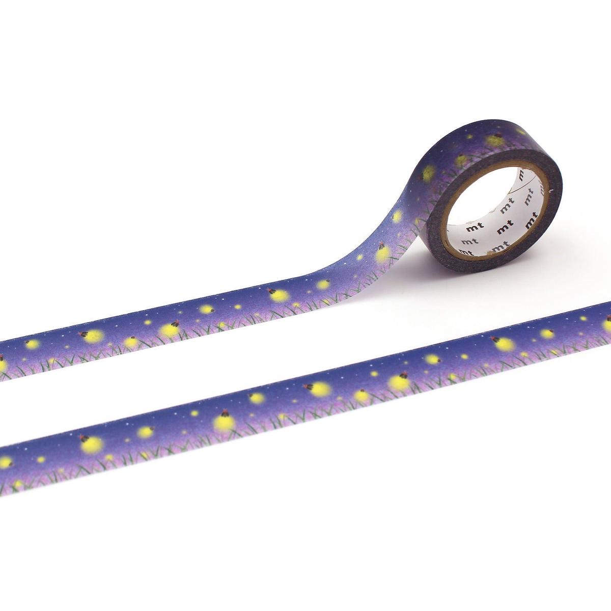 MT Trehari Washi Tape - Fireflies and Summer Scenery