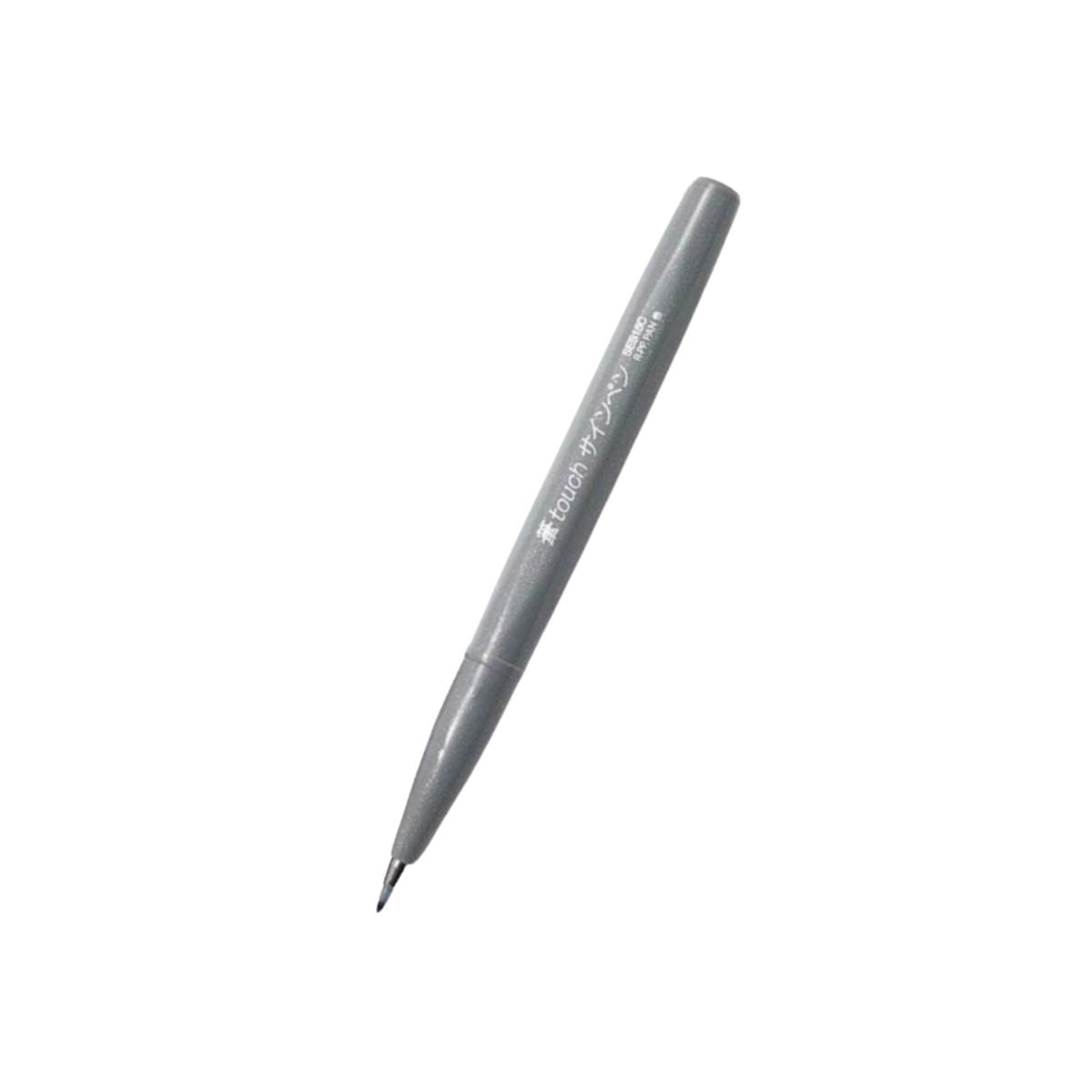 Pentel Touch Brush Sign Pen Grey
