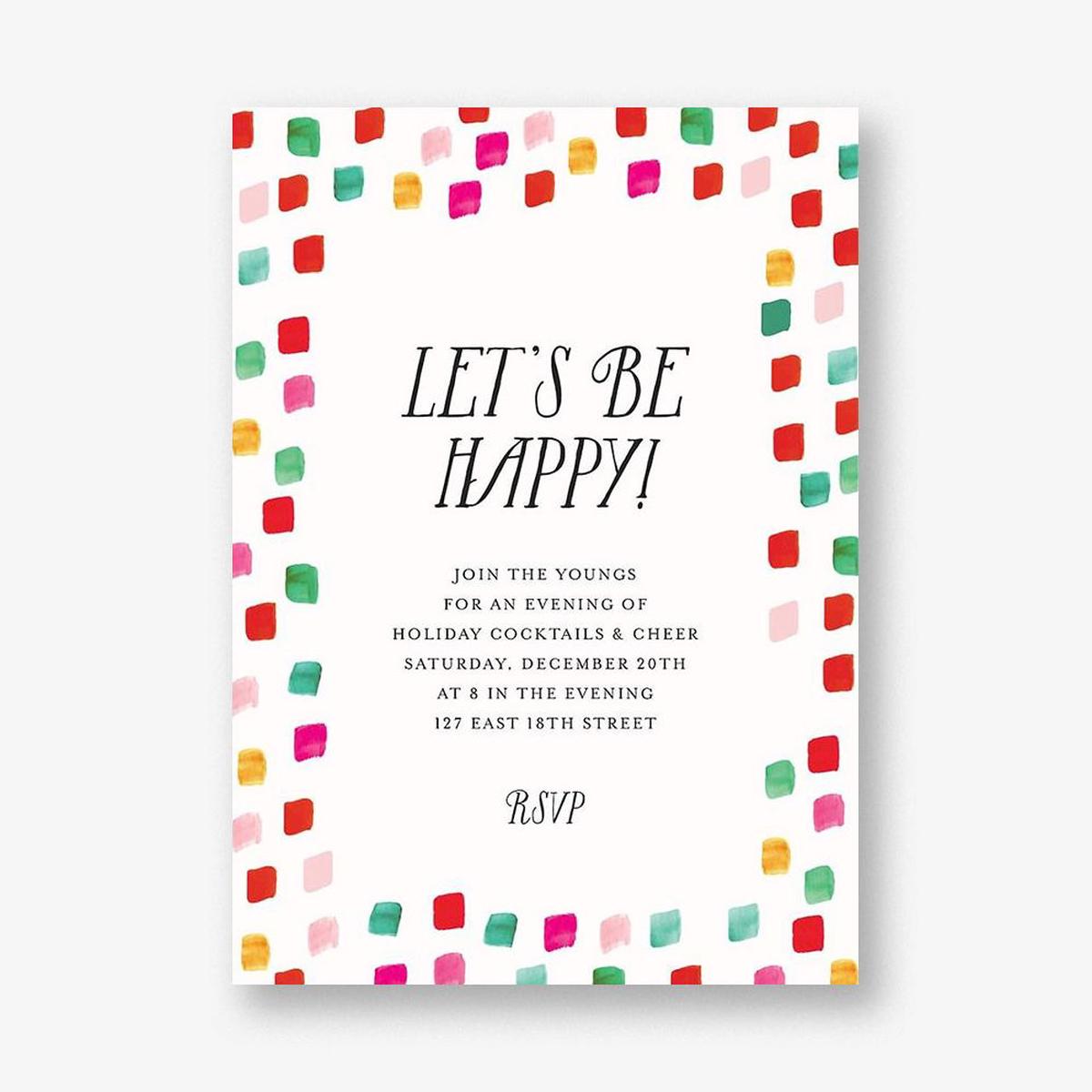Holiday Palette Invitation