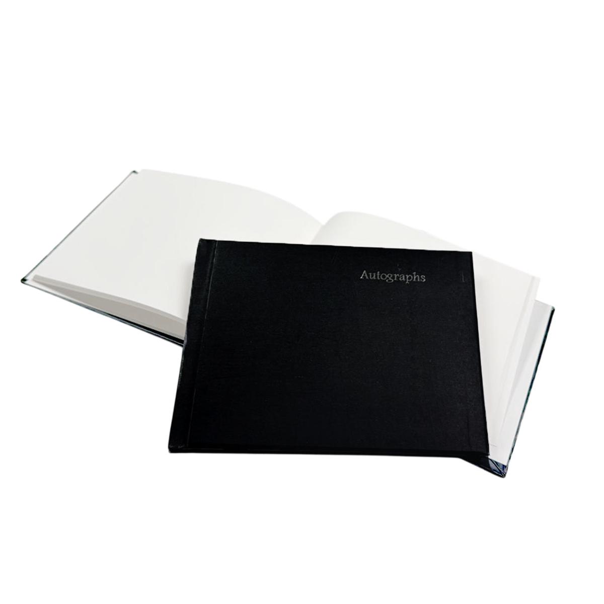 100 Pages Black Autograph Book School Leavers Signature, End of Term Memory Book