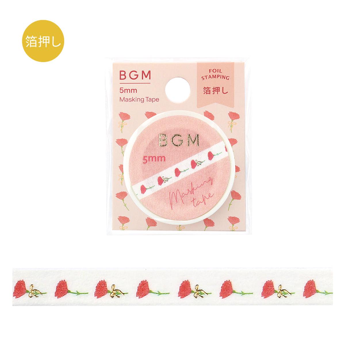 BGM Foil Stamping Masking Tape: Life - Flowers to Give