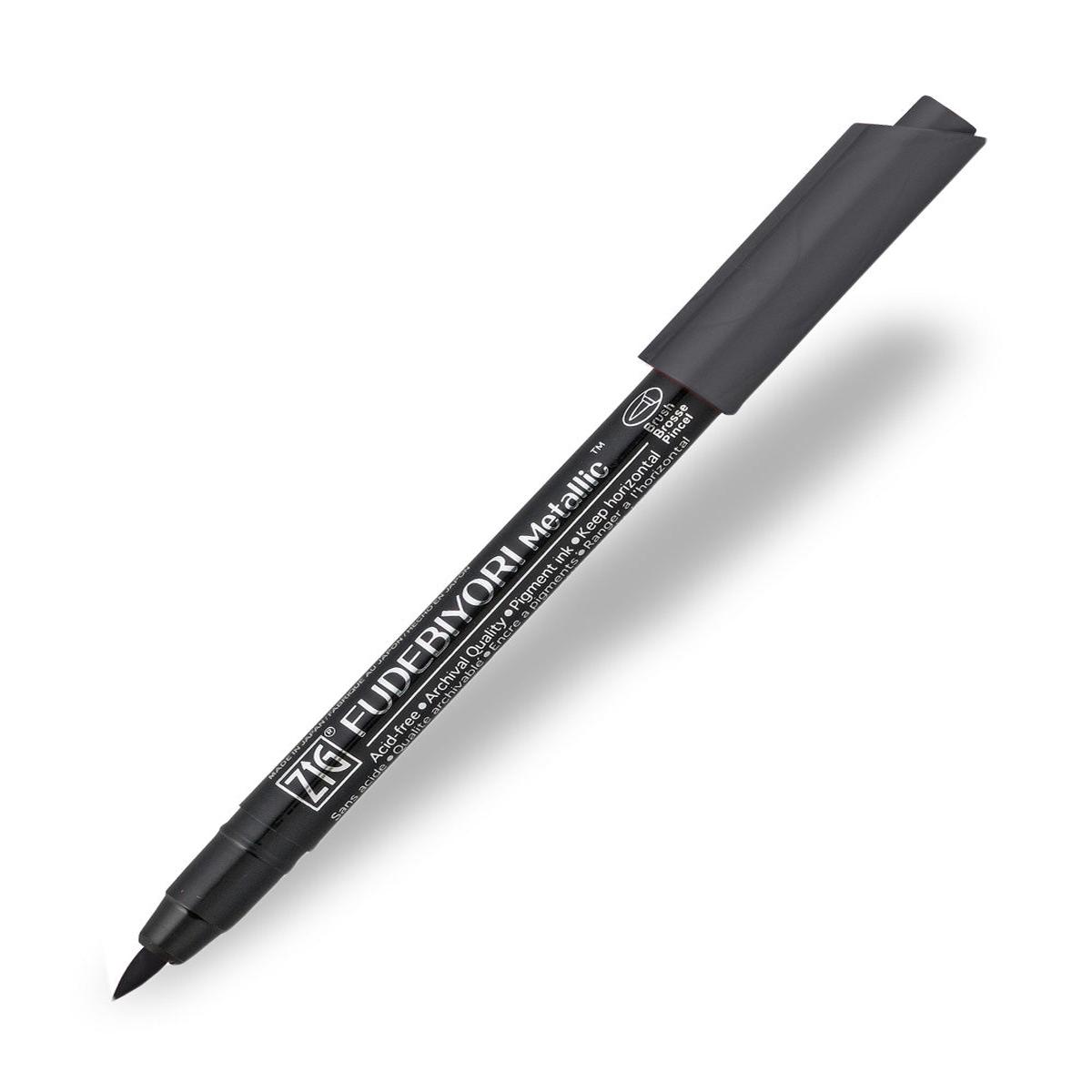Kuretake Fudebiyori Metallic Brush Pen - Various Colours
