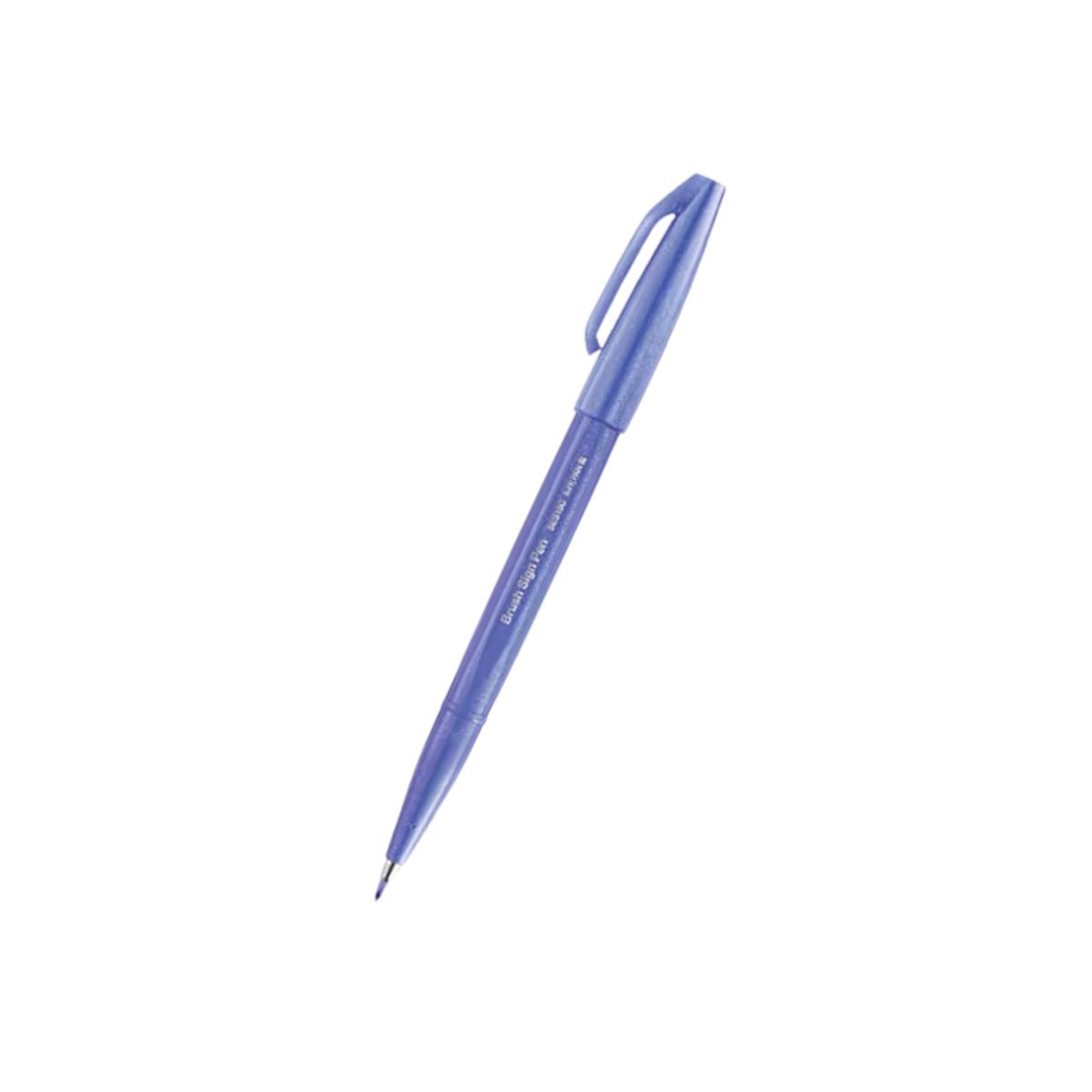Pentel Touch Brush Sign Pen Blue Violet