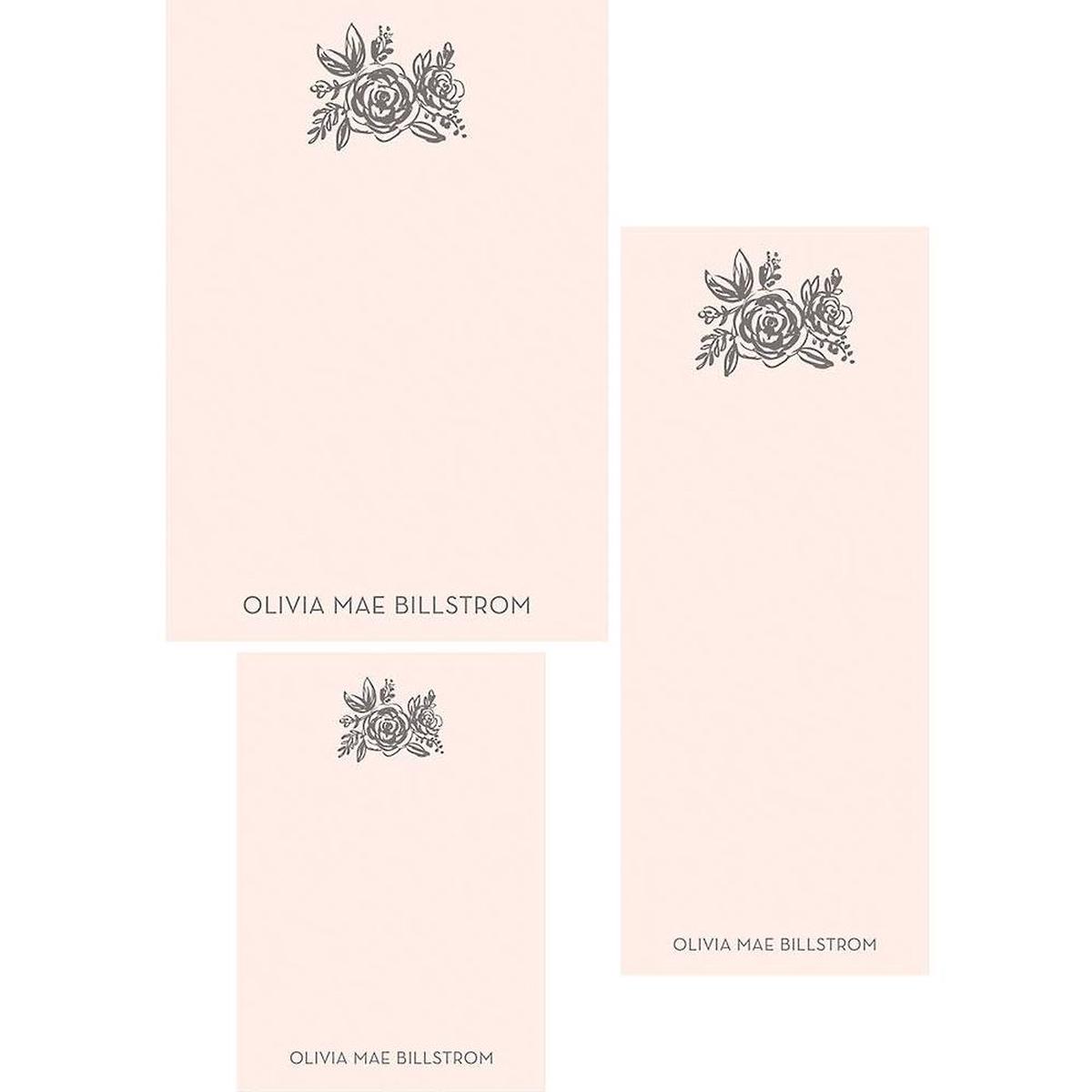 Floral Mixed Personalized Notepads