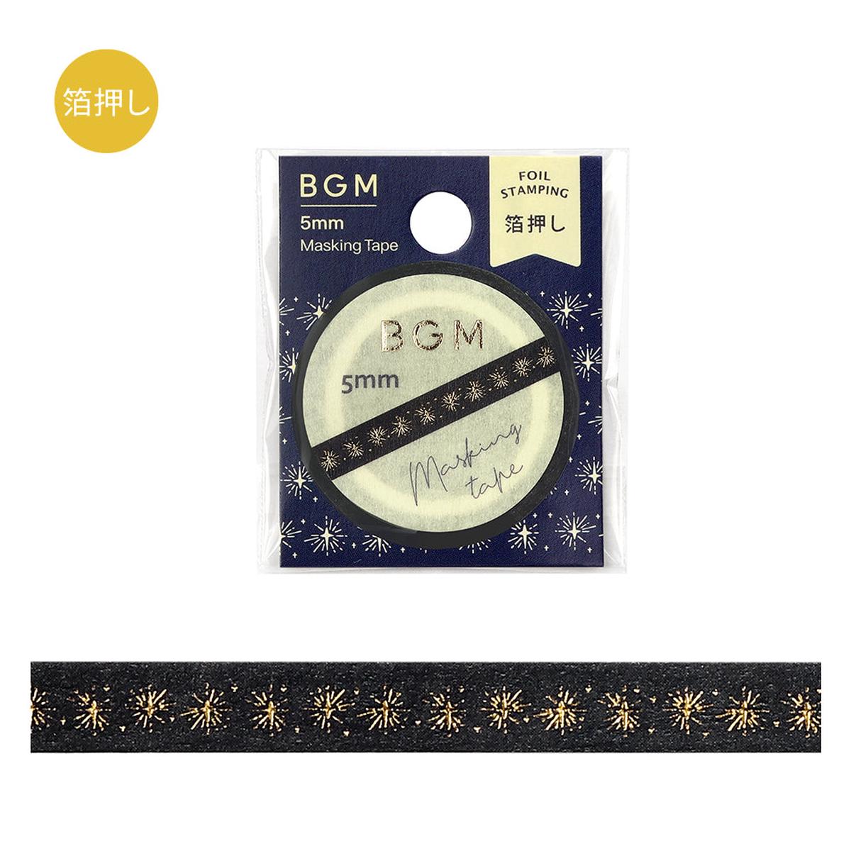 BGM Foil Stamping Masking Tape: Life - Star Fireworks