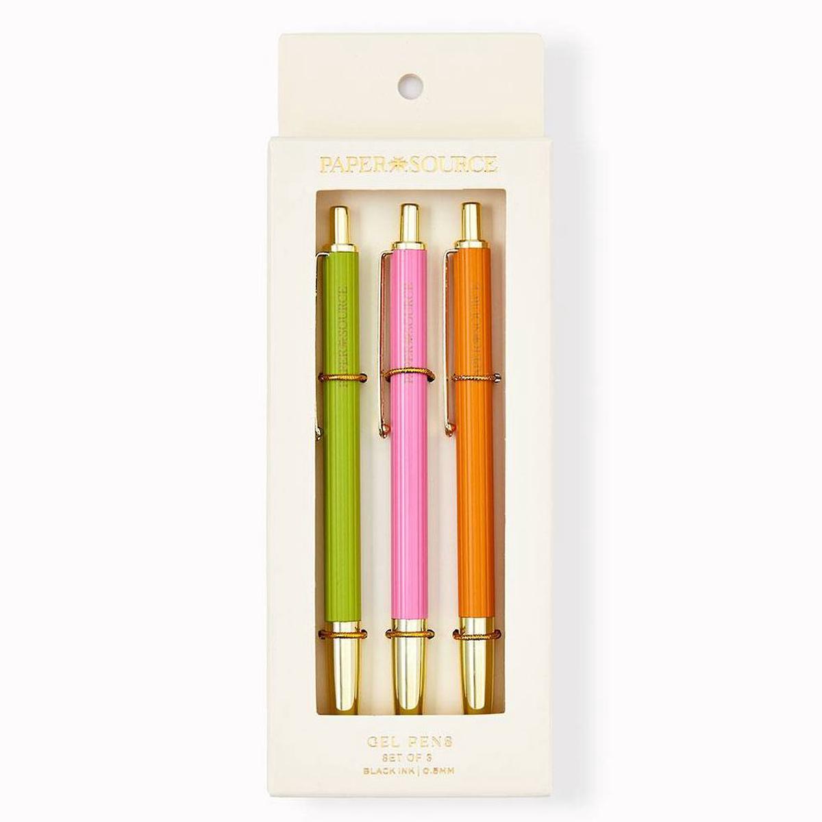 PS Collection Ribbed Sherbert Gel Pen S/3