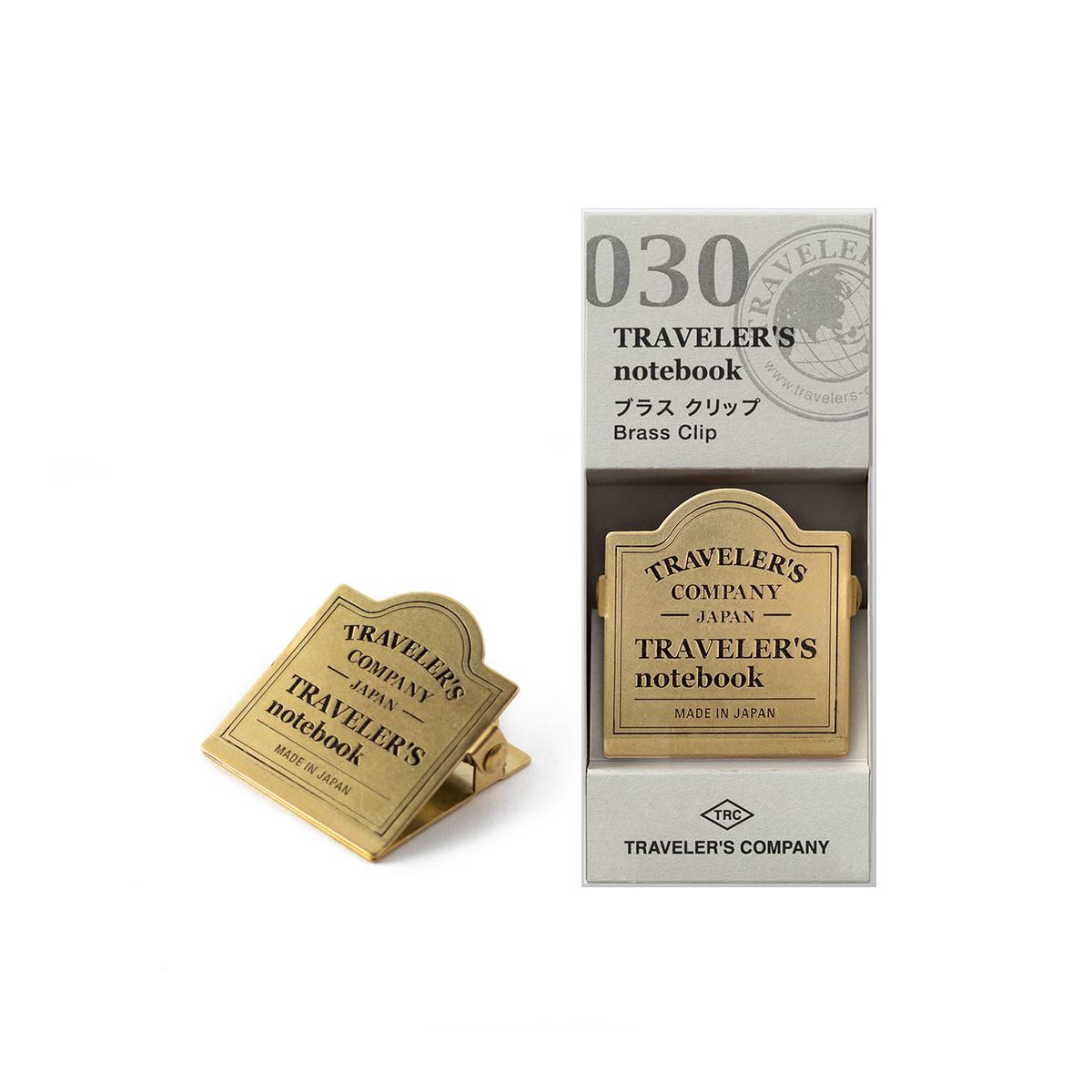 Traveler's Company BRASS Clip TRC Logo