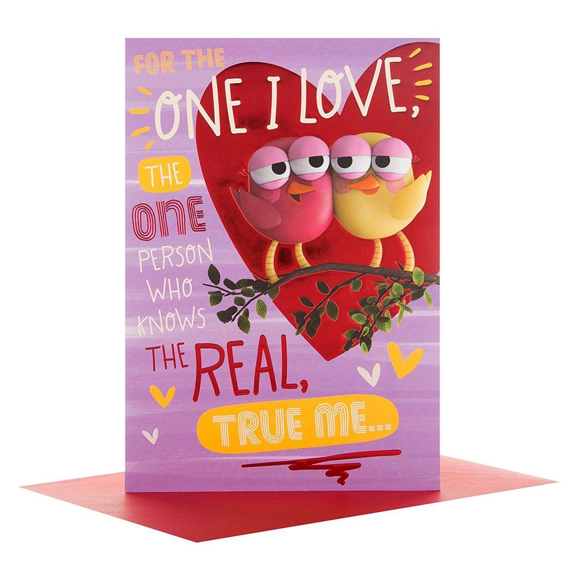 'True Me' One I Love Valentine's Day Card