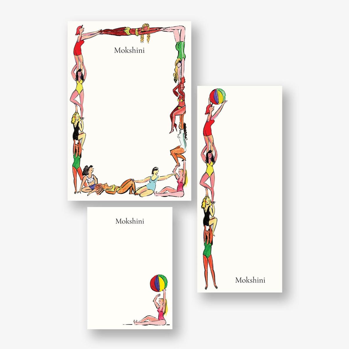 Girl Power Personalized Mixed Notepad Set