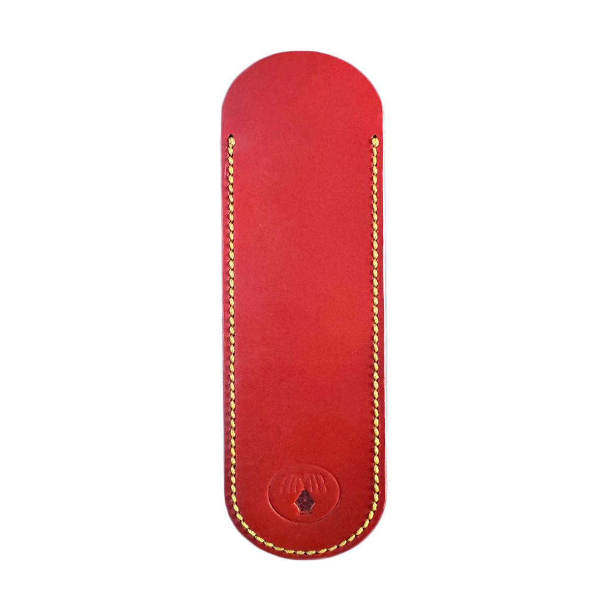 Great Fountain Pen Sleeve - Maranello Red and Dark Yellow