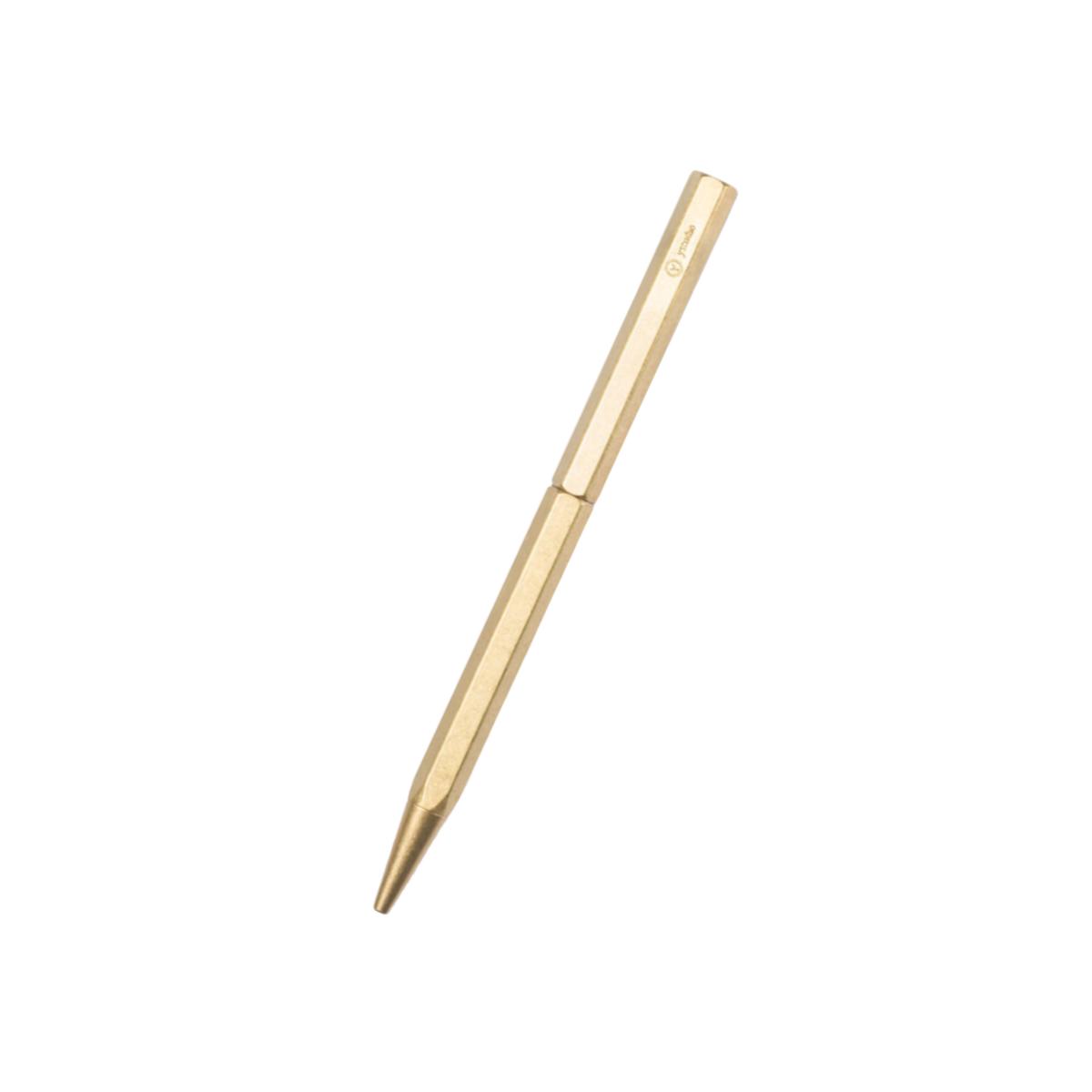 Ystudio Classic Revolve-Slim Ballpoint Pen - Brass